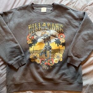 Billabong Gray Graphic Women’s Sweater